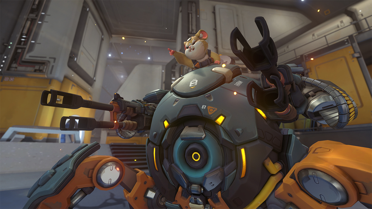 Hammond The Hamster Piloting His Mech Suit