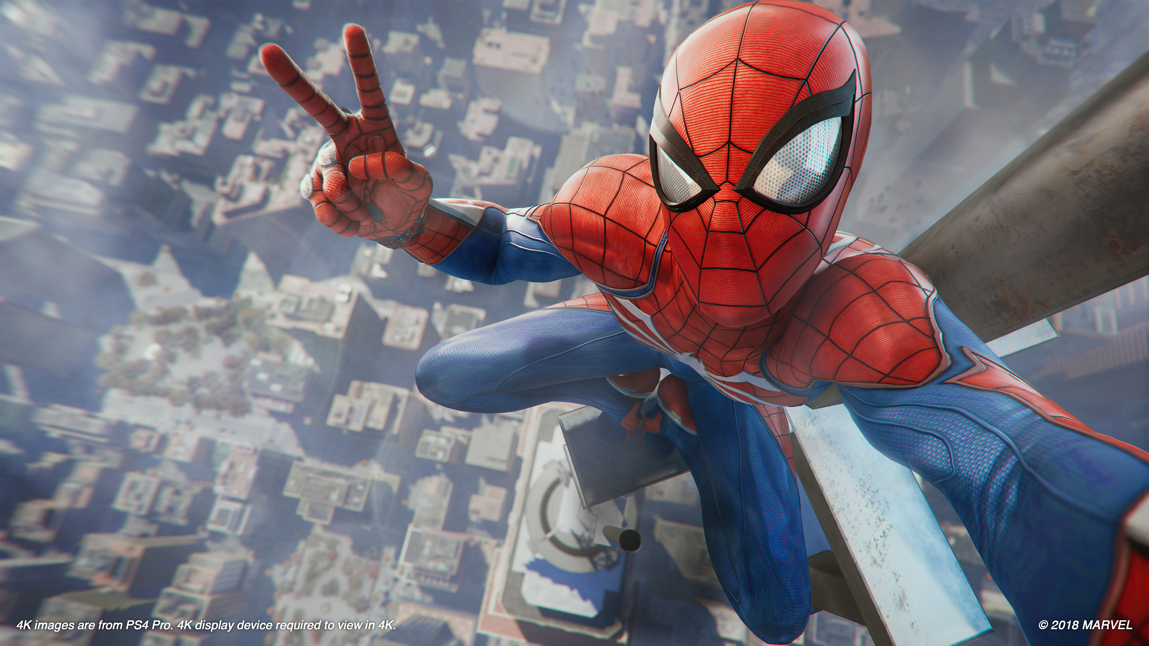 Insomniac's Spiderman Taking A Selfie